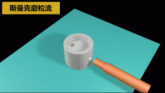 深交叉孔毛刺藏在工件內(nèi)部，刮刀夠不到，非常難處理